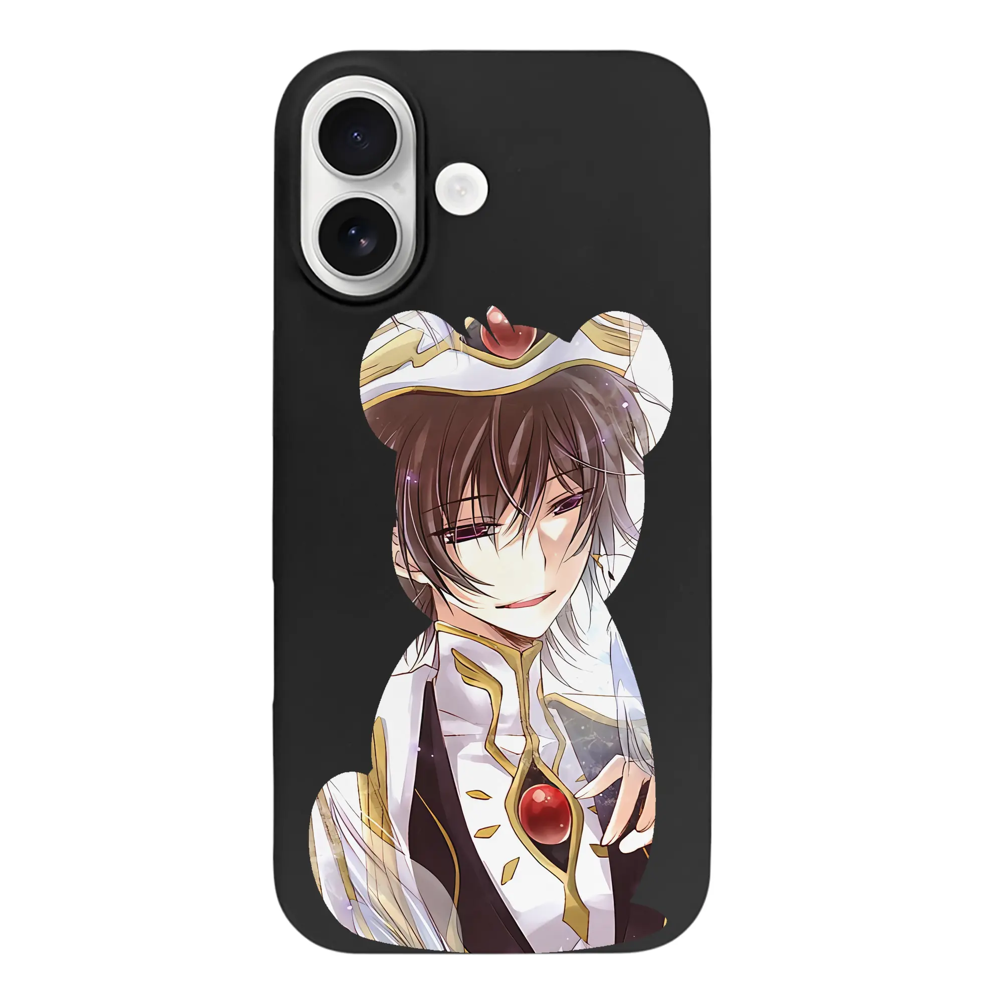 コードギアス 反逆のルルーシュ グッズ ルルーシュ・ランペルージ - iPhone 17 シリーズ シリコンケース 薄型 耐衝撃 指紋防止 ソフトタッチカバー 精密フィット 傷防止 保護ケース iPhone 17/17 Air/17 Pro/17 Pro Max 対応